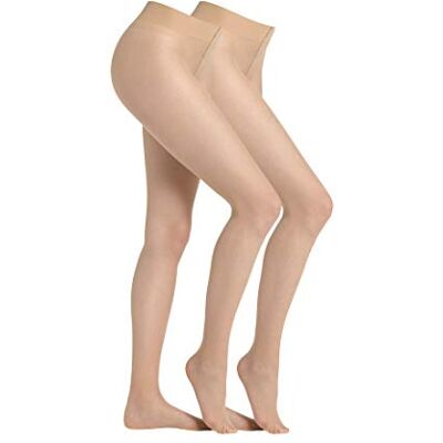 Camano Dames Online Women 3D Premium Natural Tights 20 DEN 2p, albaster, 40-42 Camano Dames Online Women 3D Premium Natural Tights 20 DEN 2p, albaster, 40-42