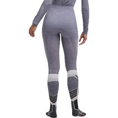 FALKE Dames Broek van onderlaag Wool-Tech 3/4 W Ti wol functioneel materiaal sneldrogend 1 stuk, Grijs Grey-Heather 3757, S FALKE Dames Broek van onderlaag Wool-Tech 3/4 W Ti wol functioneel materiaal sneldrogend 1 stuk, Grijs Grey-Heather 3757, S