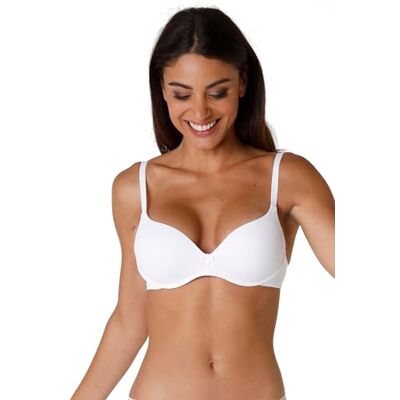 Lovable My Daily Comfort Push-up-beha zonder beugel voor dames, Wit, 36 / 4B Lovable My Daily Comfort Push-up-beha zonder beugel voor dames, Wit, 36 / 4B