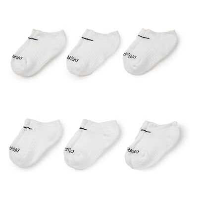 NIKE Kids Rn0017 No Show Socks 6 paar EU 23 1/2-27 NIKE Kids Rn0017 No Show Socks 6 paar EU 23 1/2-27