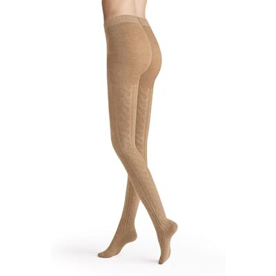 Hudson Dames panty 015777 Winter PLAIT, gebreide broek, 36/38, beige, warm en zacht, vlechtpatroon, drukvrije comfortabele tailleband, vlakke, met de hand gefestonneerde teennaad, beige., 36/38 Hudson Dames panty 015777 Winter PLAIT, gebreide broek, 36/38, beige, warm en zacht, vlechtpatroon, drukvrije comfortabele tailleband, vlakke, met de hand gefestonneerde teennaad, beige., 36/38