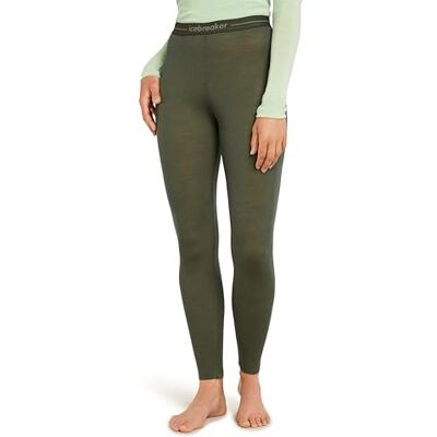 Icebreaker Vrouwen Everyday Leggings lange sportlegging 100% Merino Wol Base Layer Loden, L Icebreaker Vrouwen Everyday Leggings lange sportlegging 100% Merino Wol Base Layer Loden, L