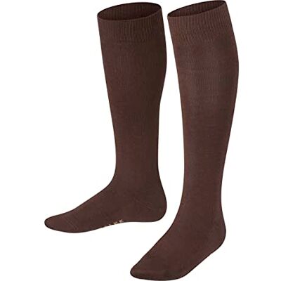 FALKE Uniseks-kind Kniekousen Family K Kh katoen lang eenkleurig 1 paar, Bruin Dark Brown 5230, 31-34 FALKE Uniseks-kind Kniekousen Family K Kh katoen lang eenkleurig 1 paar, Bruin Dark Brown 5230, 31-34