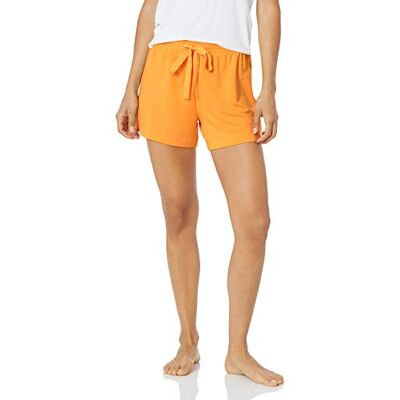 Amazon Essentials Lichtgewicht lounge badstof pyjama voor dames, geel, XS Amazon Essentials Lichtgewicht lounge badstof pyjama voor dames, geel, XS