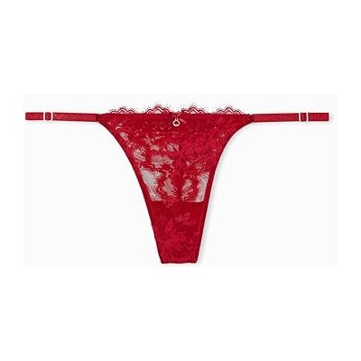 Giorgio Armani Eternal LACE T-string slipje voor dames, rood, L, Rood, L Giorgio Armani Eternal LACE T-string slipje voor dames, rood, L, Rood, L