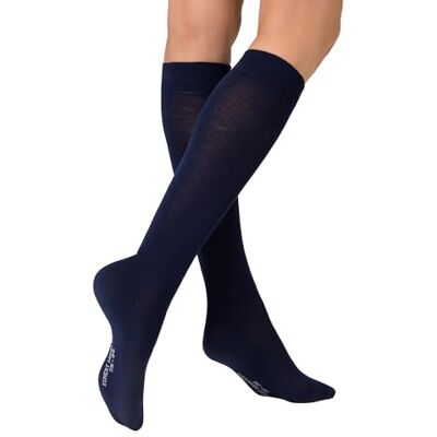 KUNERT Wool Care Ksd Gebreide kniekousen voor dames, marineblauw, 39-42 EU KUNERT Wool Care Ksd Gebreide kniekousen voor dames, marineblauw, 39-42 EU