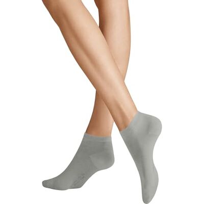 Hudson Relax Fine Sneakersokken voor dames, huidvriendelijk, zilver 0505, 35-38 EU Hudson Relax Fine Sneakersokken voor dames, huidvriendelijk, zilver 0505, 35-38 EU