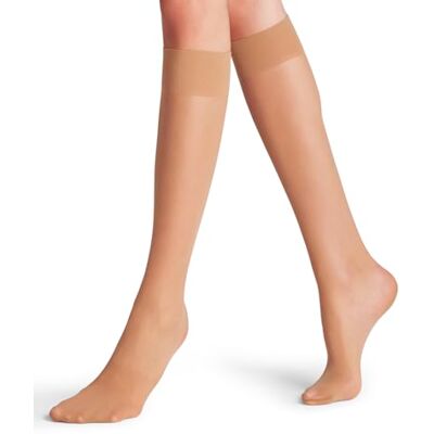FALKE Dames Kniekousen Matt Deluxe 20 DEN W Kh sheer eenkleurig 1 paar, Huidskleur Powder 4069, 35-38 FALKE Dames Kniekousen Matt Deluxe 20 DEN W Kh sheer eenkleurig 1 paar, Huidskleur Powder 4069, 35-38