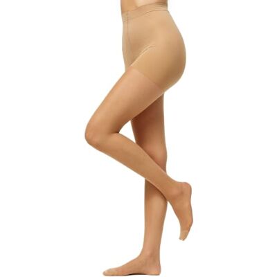 Nur Die Goodbye Shape 20 DEN shaping-panty voorkomt loopmazen transparante matte fijne panty brede comfortabele tailleband voor dames, amandel, L, amandel, L Nur Die Goodbye Shape 20 DEN shaping-panty voorkomt loopmazen transparante matte fijne panty brede comfortabele tailleband voor dames, amandel, L, amandel, L