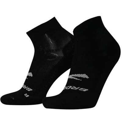 Brooks Ghost Quarter Sokken, Zwart, 4-6.5 Brooks Ghost Quarter Sokken, Zwart, 4-6.5