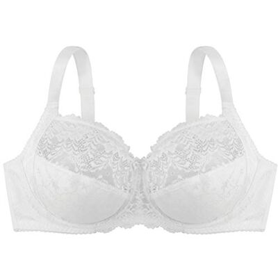DORINA Dames Philippa Wire Bra Wired Everyday BH, wit 36DD (Fabrikant maat: 36), Wit (Wit A00), 80E DORINA Dames Philippa Wire Bra Wired Everyday BH, wit 36DD (Fabrikant maat: 36), Wit (Wit A00), 80E