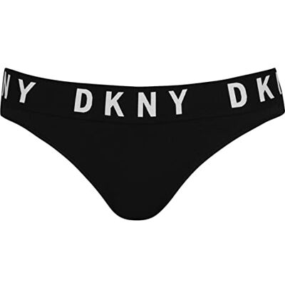 DKNY Cozy Boyfriend-ondergoed voor dames in bikini-stijl, zwart/wit, L DKNY Cozy Boyfriend-ondergoed voor dames in bikini-stijl, zwart/wit, L
