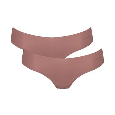 Sloggi Dames Zero Microfibre 2.0 HHipstring 2P String, Cacao, L Sloggi Dames Zero Microfibre 2.0 HHipstring 2P String, Cacao, L
