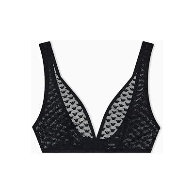 Giorgio Armani Dames Allover Eagle MESH Bralette BH Zwart XS, Zwart, XS Giorgio Armani Dames Allover Eagle MESH Bralette BH Zwart XS, Zwart, XS