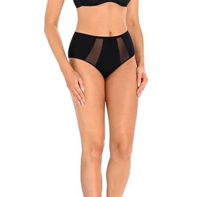 Teyli damesslip tailleslip katoen hoge taille, zwart, L Teyli damesslip tailleslip katoen hoge taille, zwart, L