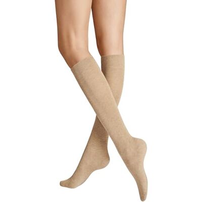 Hudson 005360 Relaxox, gebreide kniekousen, beige, 97% katoen, elastische tailleband zonder rubber, drukvrije relax-comfortband, zeer hoog katoenaandeel, beige., 35-38 EU Hudson 005360 Relaxox, gebreide kniekousen, beige, 97% katoen, elastische tailleband zonder rubber, drukvrije relax-comfortband, zeer hoog katoenaandeel, beige., 35-38 EU