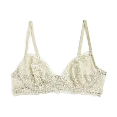 Koton Dames Lace Detail Bra, grijs (035), 80C Koton Dames Lace Detail Bra, grijs (035), 80C