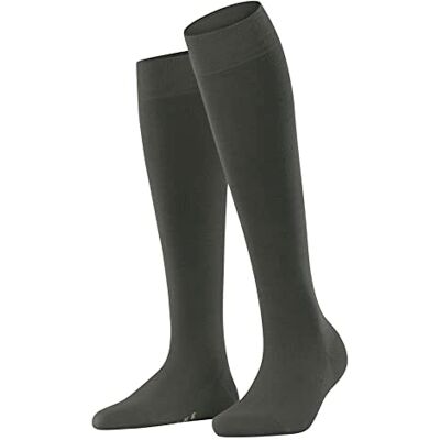 FALKE Dames Kniekousen Softmerino W KH Wol Katoen Lang eenkleurig 1 Paar, Groen (Military 7826), 35-36 FALKE Dames Kniekousen Softmerino W KH Wol Katoen Lang eenkleurig 1 Paar, Groen (Military 7826), 35-36