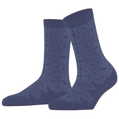 FALKE Dames Sokken Tile Impact W So katoen gedessineerd 1 paar, Zwart Ink 6037, 35-38 FALKE Dames Sokken Tile Impact W So katoen gedessineerd 1 paar, Zwart Ink 6037, 35-38