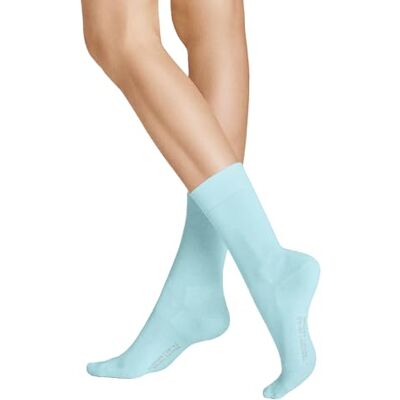 Hudson Dames Relax Cotton drukvrije tailleband sokken, Aqua Blue 0108, 35-38 EU Hudson Dames Relax Cotton drukvrije tailleband sokken, Aqua Blue 0108, 35-38 EU