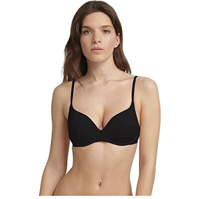 DIM 1 x push-up beha voor dames, zonder beugel, Invisifree, Zwart, 75C DIM 1 x push-up beha voor dames, zonder beugel, Invisifree, Zwart, 75C