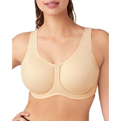 Wacoal Sportbeha met beugel voor dames, Zand, 80C Wacoal Sportbeha met beugel voor dames, Zand, 80C