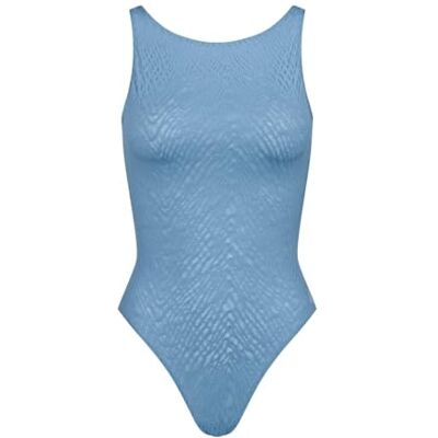 Sloggi Dames Zero Feel Bliss Body Undershirt, Azura Blue, M Sloggi Dames Zero Feel Bliss Body Undershirt, Azura Blue, M