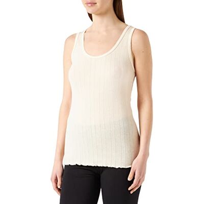 Schiesser Dames top met bandjes ondergoed, Crème, 46 Schiesser Dames top met bandjes ondergoed, Crème, 46