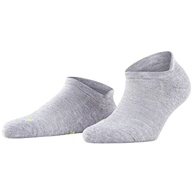 FALKE Dames Korte sokken Cool Kick Sneaker W Sn functioneel materiaal kort eenkleurig 1 paar, Grijs Light Grey 3400-O, 35-36 FALKE Dames Korte sokken Cool Kick Sneaker W Sn functioneel materiaal kort eenkleurig 1 paar, Grijs Light Grey 3400-O, 35-36