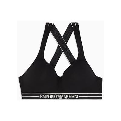 Giorgio Armani Vrouw Dagelijks Katoen Gewatteerde Driehoek BH Zwart S, Zwart, S Giorgio Armani Vrouw Dagelijks Katoen Gewatteerde Driehoek BH Zwart S, Zwart, S