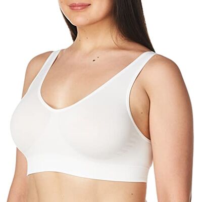 Hanes Cozy Soft Cup Seamless Wire Free Bra dames Get Cozy Mhg196 beugelloze beha met comfortabele pasvorm Hanes Cozy Soft Cup Seamless Wire Free Bra dames Get Cozy Mhg196 beugelloze beha met comfortabele pasvorm