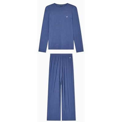 Giorgio Armani WOMAN'S TECH WOL LANGE PAJAMAS BLAUW L, Blauw, L Giorgio Armani WOMAN'S TECH WOL LANGE PAJAMAS BLAUW L, Blauw, L