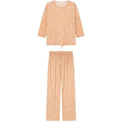 women'secret Lange pyjama Daily aquamarijn set voor dames, Oranje, M women'secret Lange pyjama Daily aquamarijn set voor dames, Oranje, M