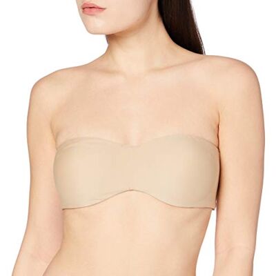 Bali Maidenform Strapless Minimizer bandeau-top voor dames, Beige (Body Blush), 90C Bali Maidenform Strapless Minimizer bandeau-top voor dames, Beige (Body Blush), 90C