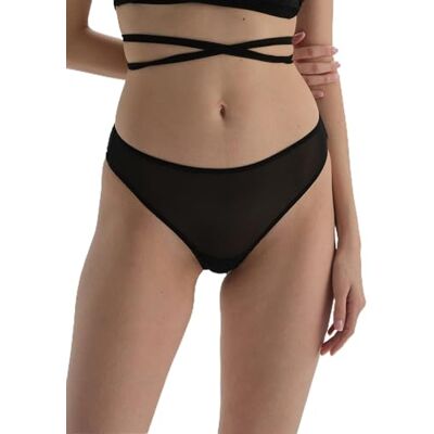 Dagi Dames Thong, zwart, 2XL, zwart, XXL Dagi Dames Thong, zwart, 2XL, zwart, XXL