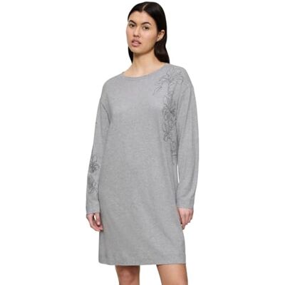 Triumph Endless Comfort NDK 01 LSL Nightgown voor dames, dark grey melange, 40 Triumph Endless Comfort NDK 01 LSL Nightgown voor dames, dark grey melange, 40