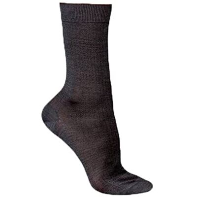 FALKE Dames Sokken No. 2 W So zijde gedessineerd 1 paar, Grijs Asphalt 3705, 37-38 FALKE Dames Sokken No. 2 W So zijde gedessineerd 1 paar, Grijs Asphalt 3705, 37-38