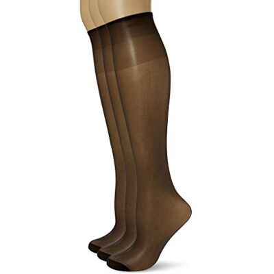 DIM Dames Bas Sublim Sluier, glanzend, onzichtbare rand, 15D, 2 stuks, Zwart, 35-41 EU DIM Dames Bas Sublim Sluier, glanzend, onzichtbare rand, 15D, 2 stuks, Zwart, 35-41 EU
