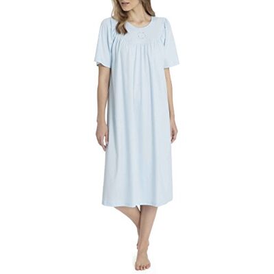 CALIDA Vrouwen zacht katoen Nightie blauw XL CALIDA Vrouwen zacht katoen Nightie blauw XL