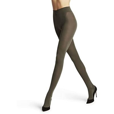 FALKE Dames Panty Softmerino W Ti wol katoen eenkleurig 1 paar, Groen Military 7826, 38-40 FALKE Dames Panty Softmerino W Ti wol katoen eenkleurig 1 paar, Groen Military 7826, 38-40