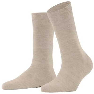 FALKE Dames Sokken Family W So katoen eenkleurig 1 paar, Beige Linen Melange 4541, 39-42 FALKE Dames Sokken Family W So katoen eenkleurig 1 paar, Beige Linen Melange 4541, 39-42
