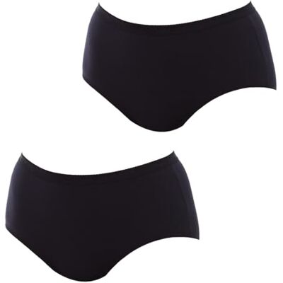 Playtex Dames Midi Korte Onderlaag Onderzijde, Zwart, 3XL Playtex Dames Midi Korte Onderlaag Onderzijde, Zwart, 3XL