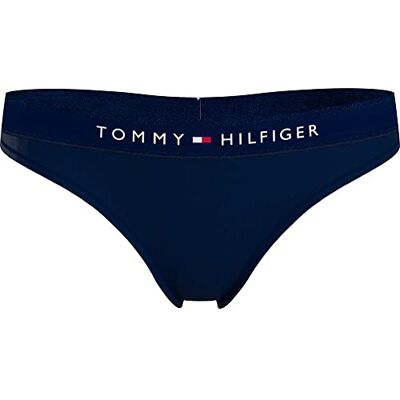 Tommy Hilfiger Thongs voor dames, Blauw (Woestijnhemel), 3XL Plus Tall Tommy Hilfiger Thongs voor dames, Blauw (Woestijnhemel), 3XL Plus Tall