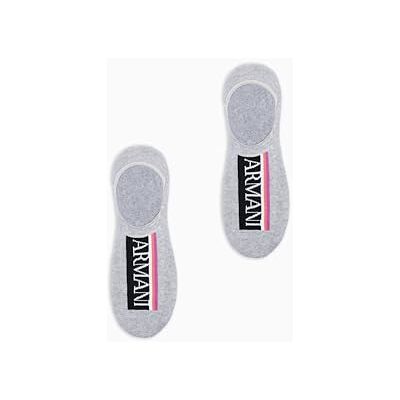 Giorgio Armani Dames 2-Pack lange sokken, grijs melange/grijs ME, S/M, Grijs Melange/Grijs Me, S/M Giorgio Armani Dames 2-Pack lange sokken, grijs melange/grijs ME, S/M, Grijs Melange/Grijs Me, S/M