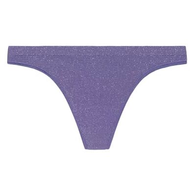 women'secret Naadloze Shiny Collection Brief, blauw, L voor dames women'secret Naadloze Shiny Collection Brief, blauw, L voor dames