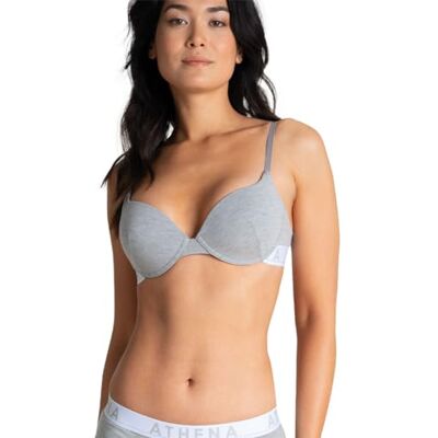 Athena Easy Color damesbeha, Grijs China, 75D Athena Easy Color damesbeha, Grijs China, 75D