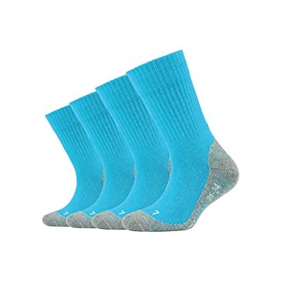 Camano Unisex Kinderen Online Children pro tex Function 4-pack sokken, Turquoise, 39/42, turquoise Camano Unisex Kinderen Online Children pro tex Function 4-pack sokken, Turquoise, 39/42, turquoise