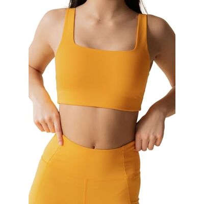 Girlfriend Collective Tommy Sports Bra, Women’s Sports Bra Cropped, Square Neck, Without padding and underwire, Perfect for Boxing, Running, Training, Sizes XXS-6XL Girlfriend Collective Tommy Sports Bra, Women’s Sports Bra Cropped, Square Neck, Without padding and underwire, Perfect for Boxing, Running, Training, Sizes XXS-6XL