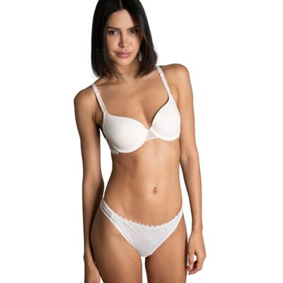Passionata P47L90 T-shirt met beha voor dames, gebroken wit, 70, Gebroken wit, 70D Passionata P47L90 T-shirt met beha voor dames, gebroken wit, 70, Gebroken wit, 70D