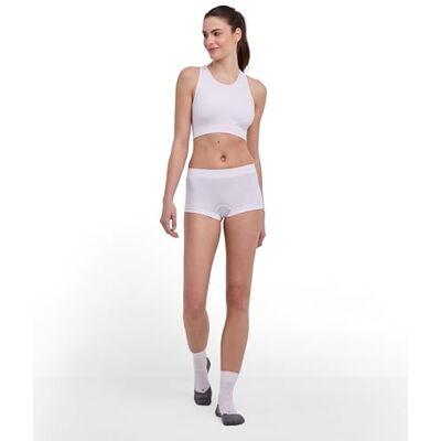 FALKE Dames Sportbeha Support W Sb functioneel materiaal voor gemiddeld activiteitsniveau 1 stuk, Wit White 2000, XL FALKE Dames Sportbeha Support W Sb functioneel materiaal voor gemiddeld activiteitsniveau 1 stuk, Wit White 2000, XL